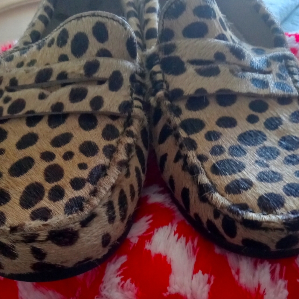 Leopard Print Loafers
